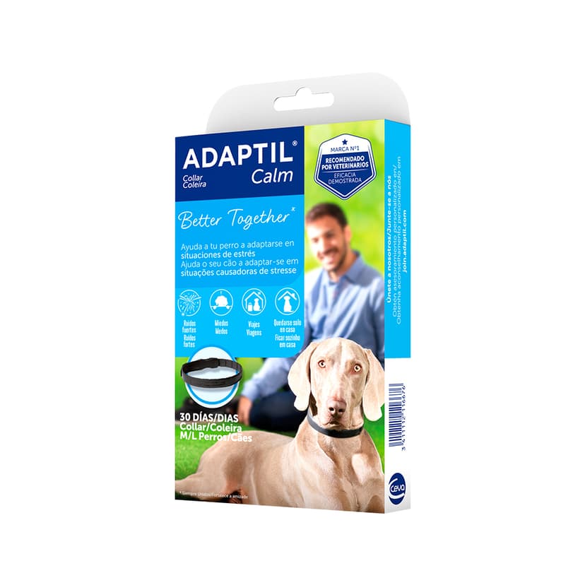 Collar para perro Adaptil Talla L - Perros Medianos y grandes hasta 50 Kg - Imagen 1 de 3