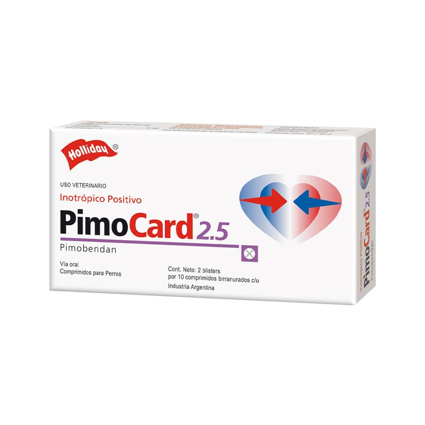 Pimocard Perros 2,5mg 20 Tabletas