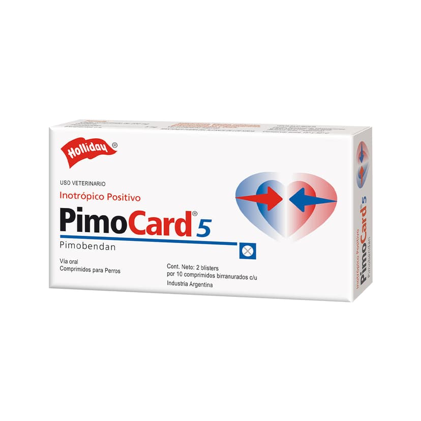 Pimocard Perros 5mg 20 Tabletas