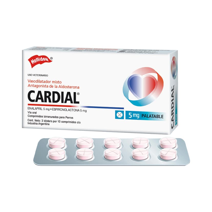 Cardial para Perro 5mg 30 Tabletas