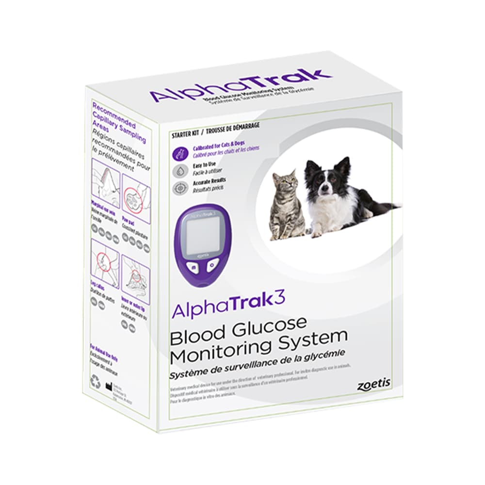 Monitor de Glucosa para Perro y Gatos Alphatrax 3 Starter Kit