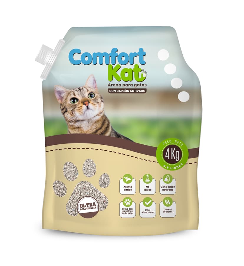 Arena para Gato Comforkat con Carbon Activado Pino - Imagen 1 de 2