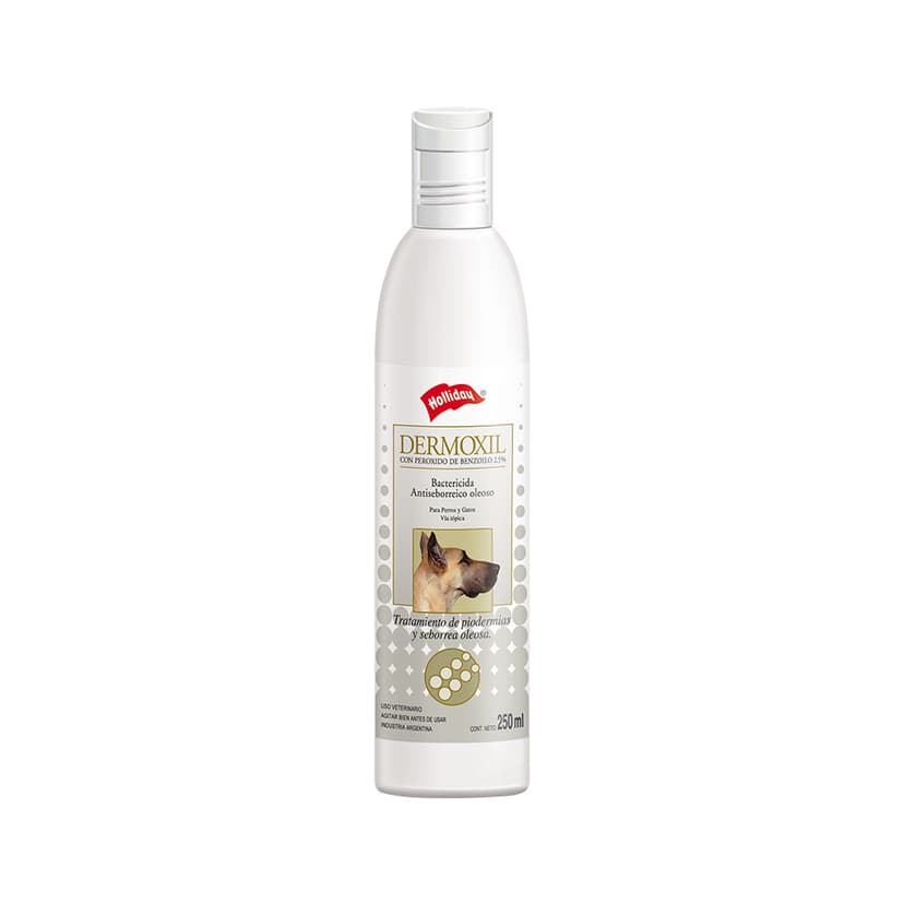 Shampoo Antiséptico Dermoholliday Perros y Gatos 250 ML