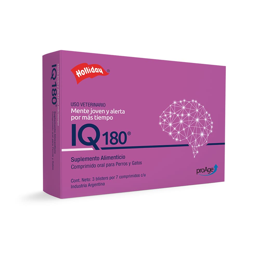 Biomodulador IQ 180 para Perros y Gatos 21 comprimidos