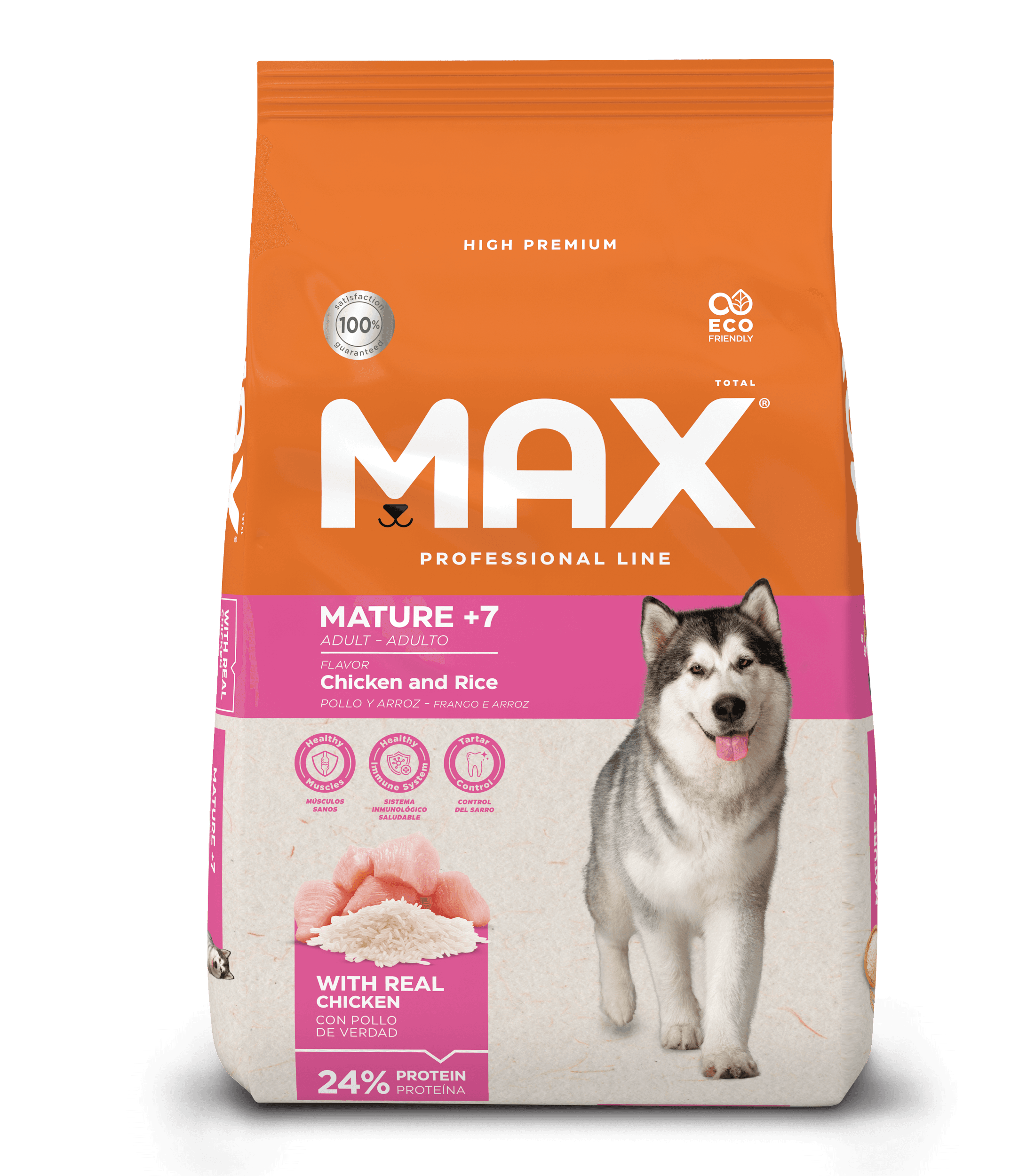 Comida para perro Max Mature Pollo y Arroz